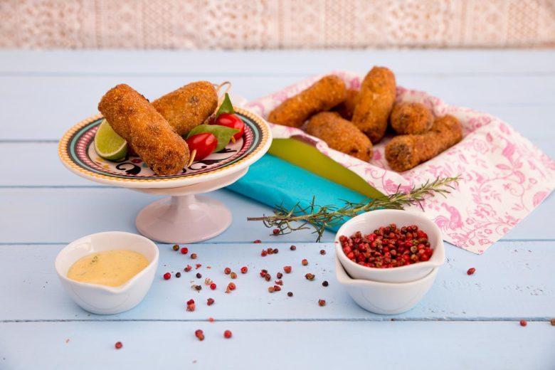 Croquete de carne moída tradicional