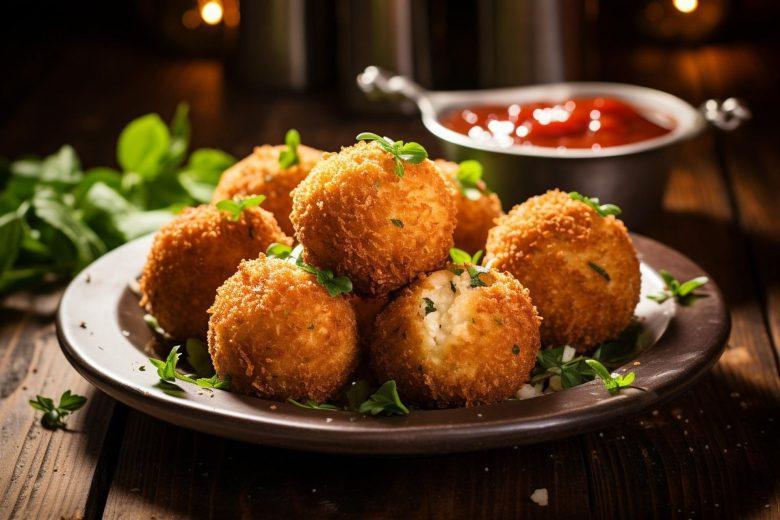 Bolinho de arroz quatro queijos