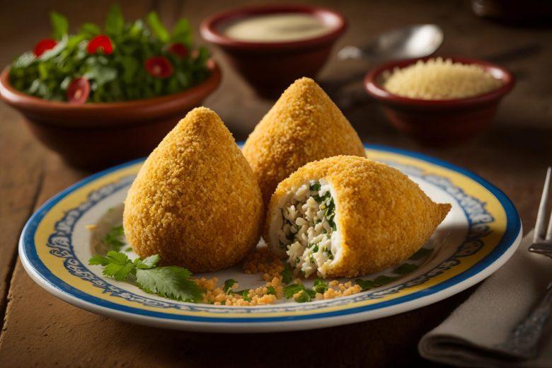 Coxinha de brócolis com bacon