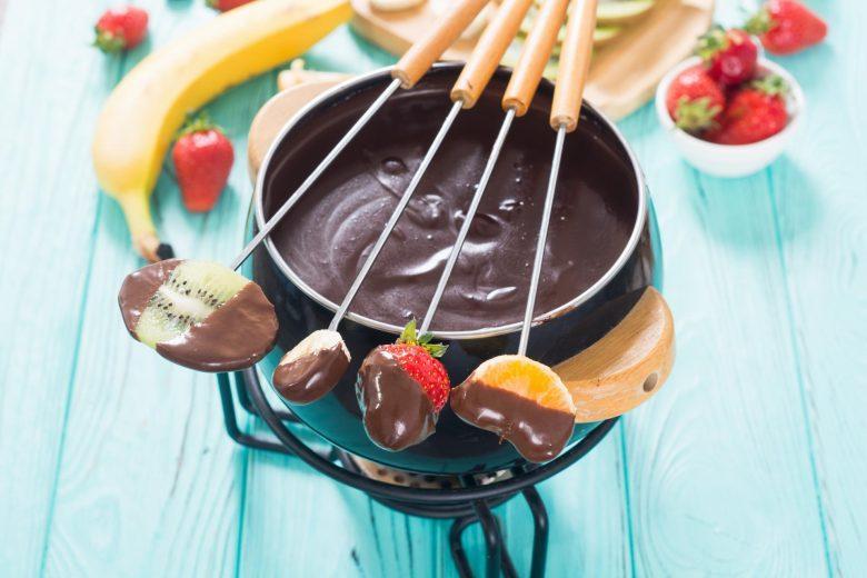 Fondue frio de chocolate