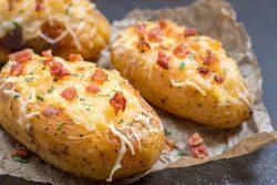 Batata recheada de micro