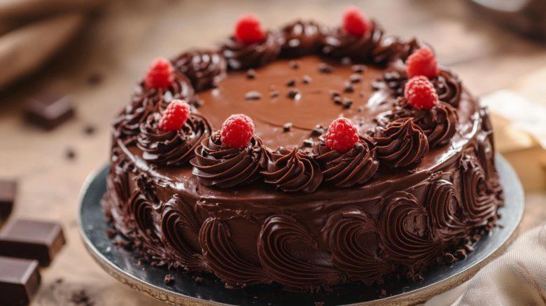 Bolo ganache
