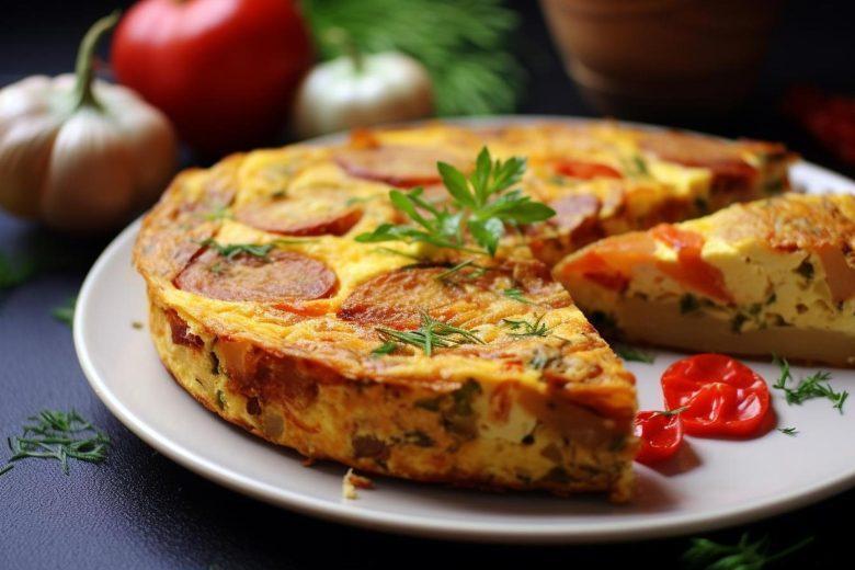 Fritada de batata com calabresa