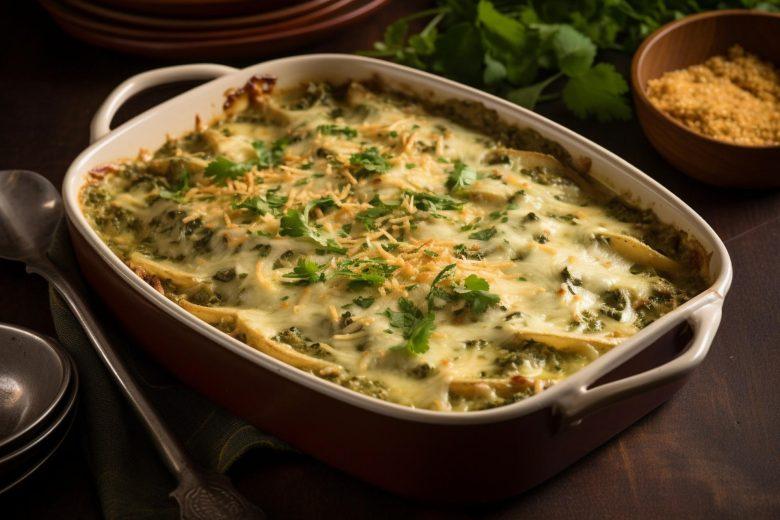 Macarrão de forno recheado com bacon e molho de queijo