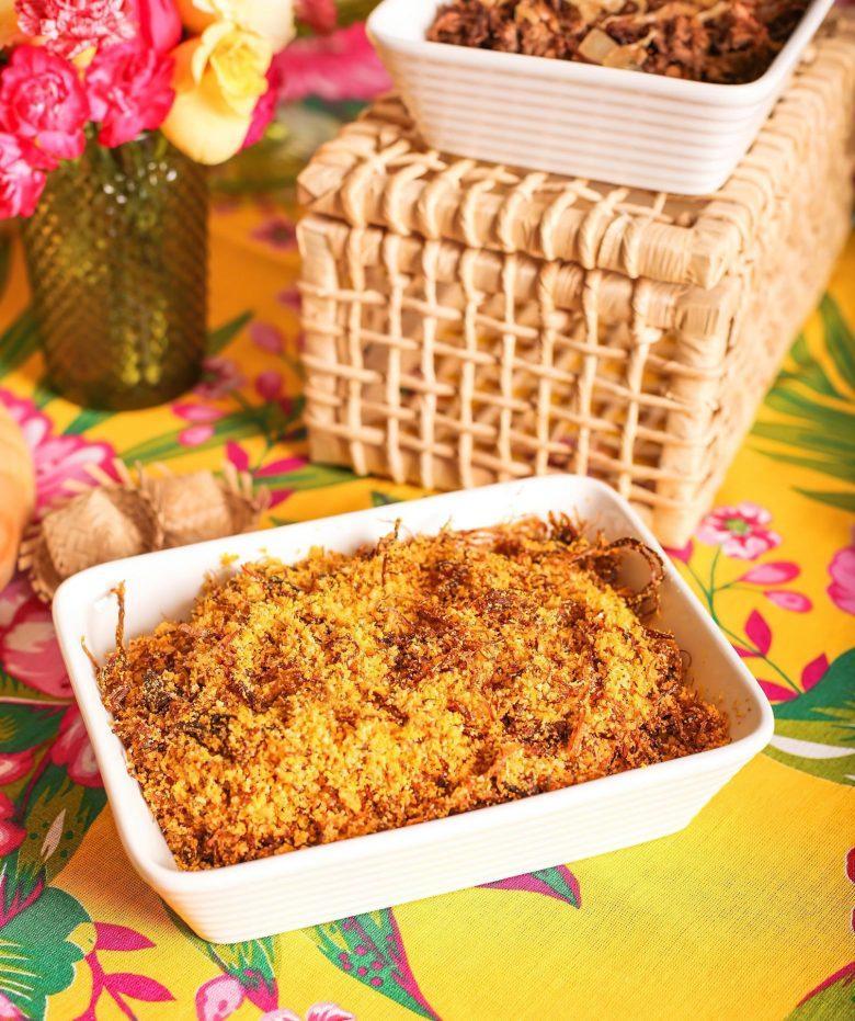 Farofa de cebola caramelizada