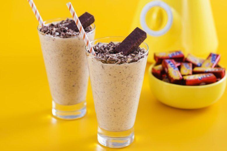 Milk-shake de creme com d-tone