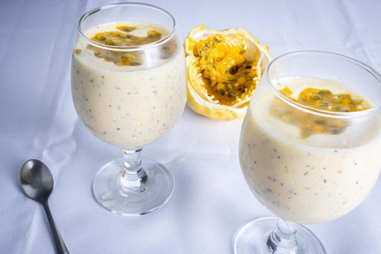 Mousse rápida de maracujá