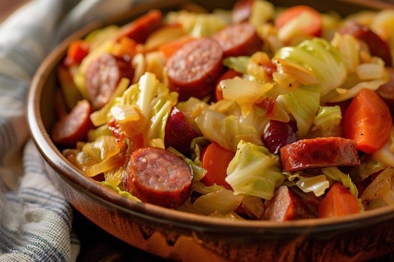 Refogado prático de salsicha e batata