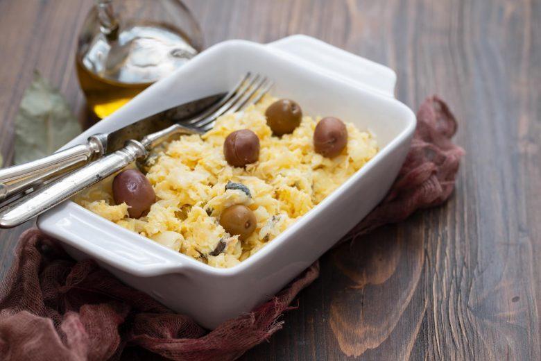 Bacalhau com azeitonas