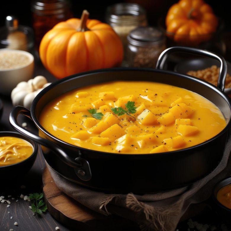 Creme de abóbora e batata