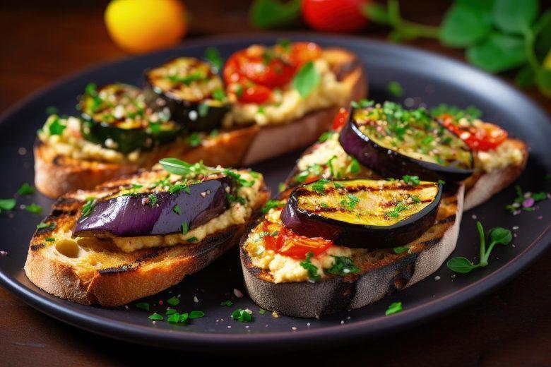 Bruschetta de berinjela