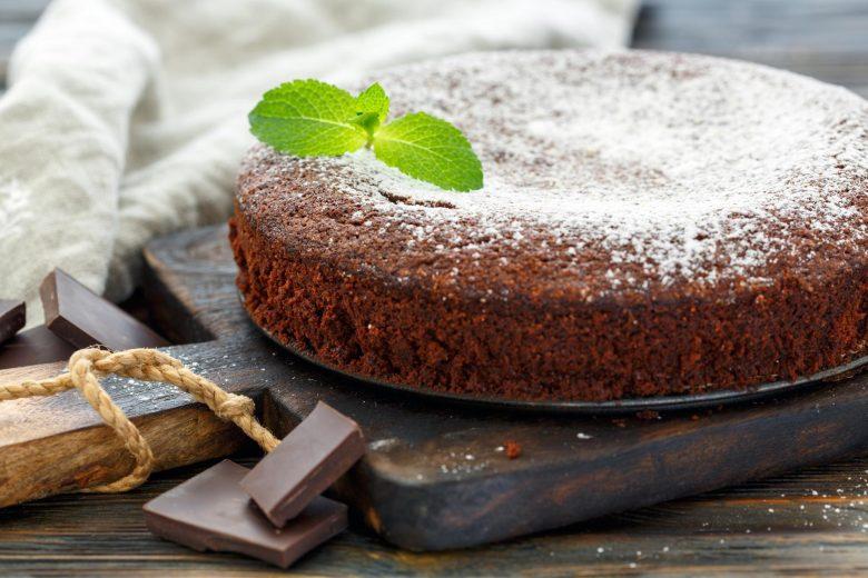 Bolo simples de chocolate light
