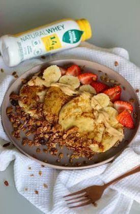 Panqueca de banana proteica
