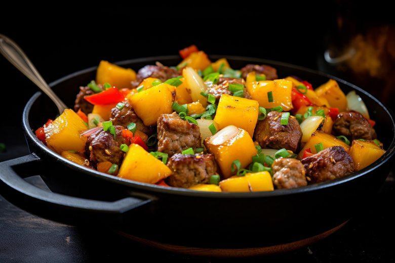 Carne seca com batata corada