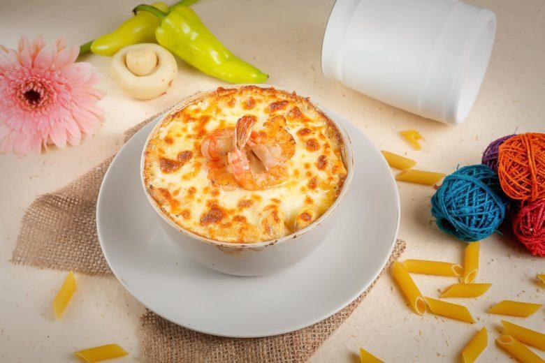 Gratinado de camarão