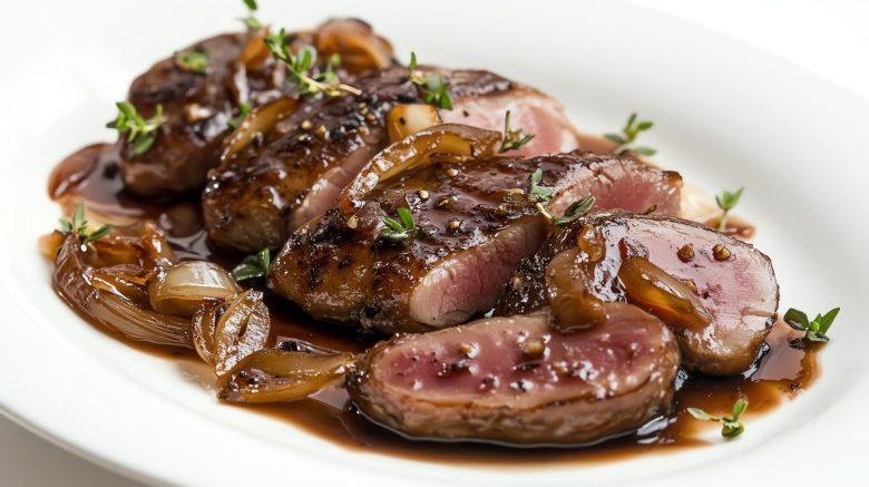 Carne ao molho de cebola