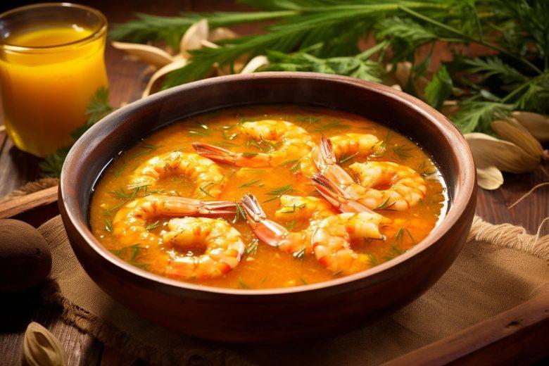 Caldo de camarão Riofoguense