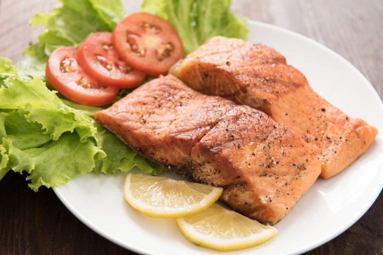 Salmão no grill