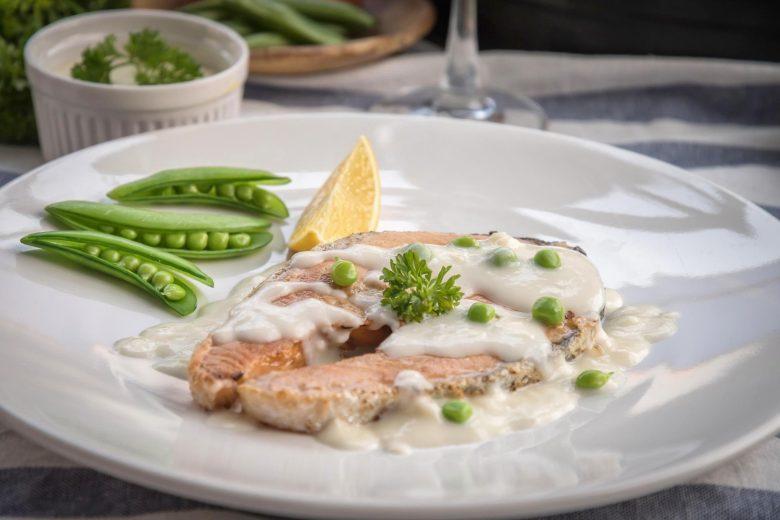 Salmão cremoso