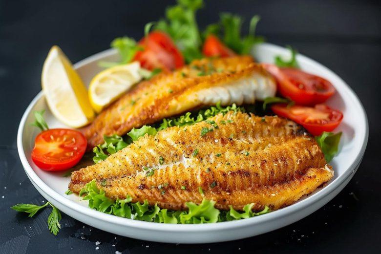 Pescada frita ao alho