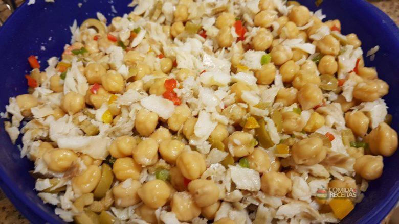 Grão de bico bacalhau