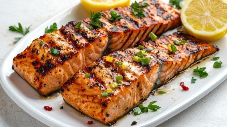 Salmão ao molho de manteiga