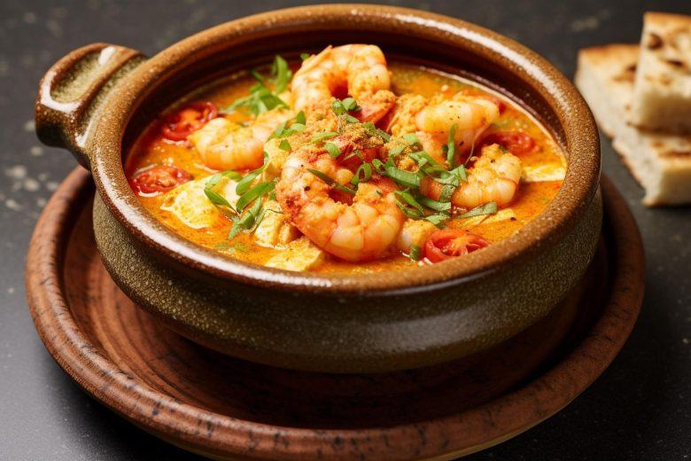 Moqueca de pintado com camarão