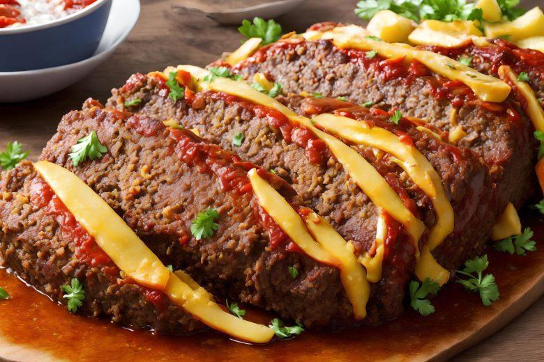 Bolo de carne moída assado