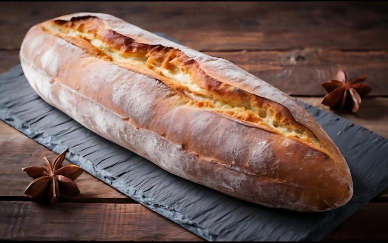 Pão caseiro crocante