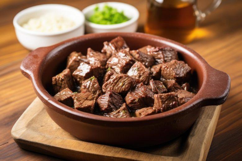 Carne assada na panela de pressão