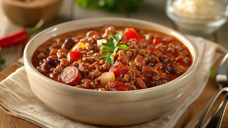 Sopa de feijão mexicano