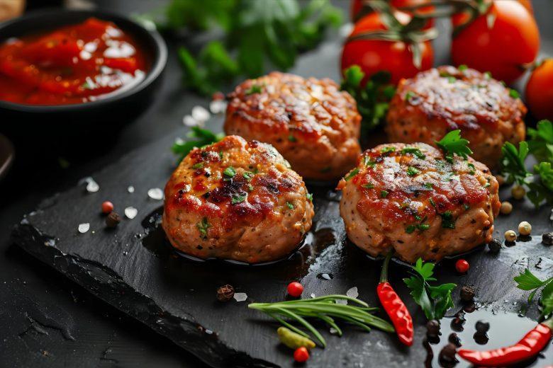 Hambúrguer de carne moída e aveia
