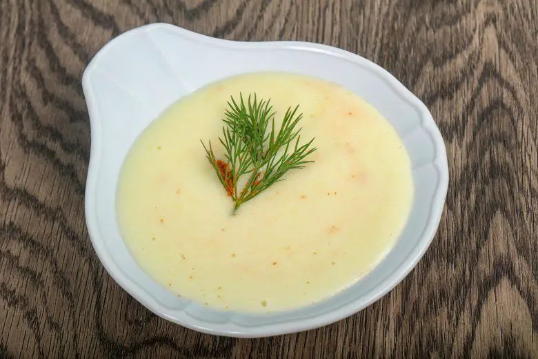 Sopa creme de queijo