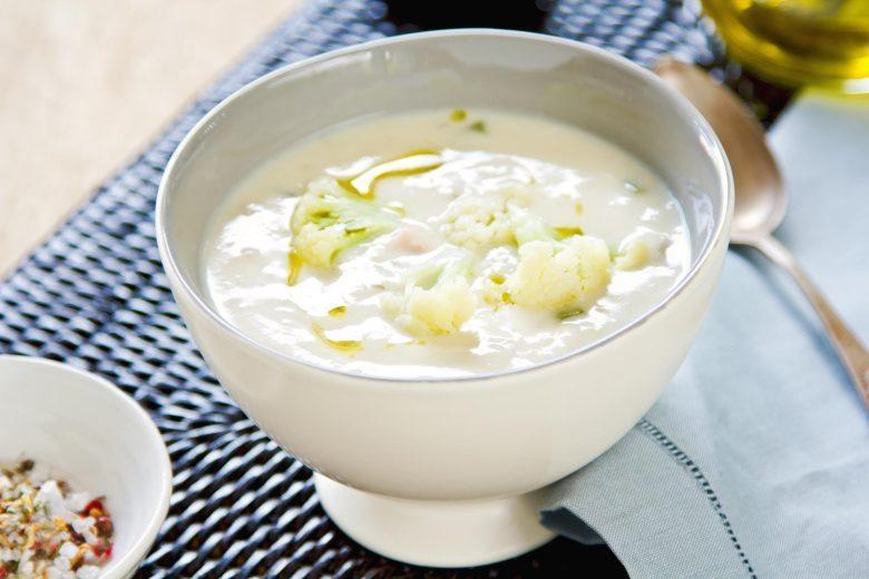 Sopa de couve-flor e batata