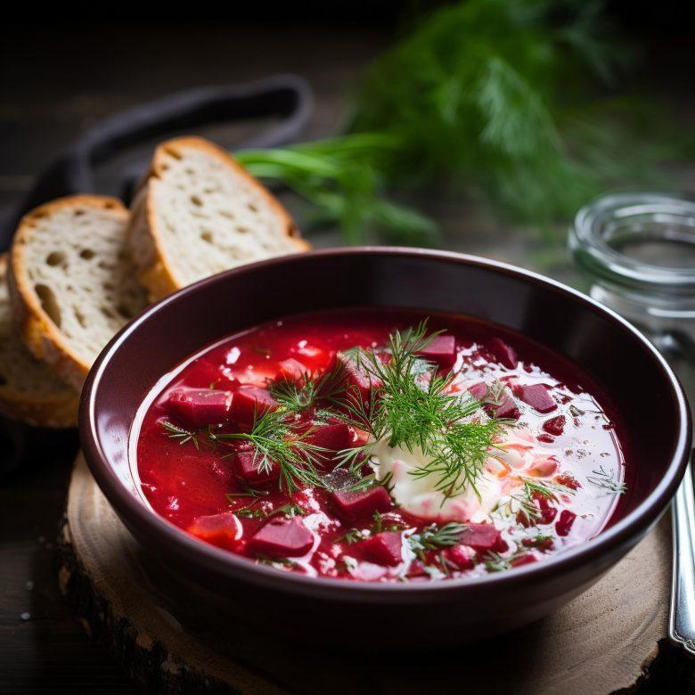 Sopa de beterraba judaica