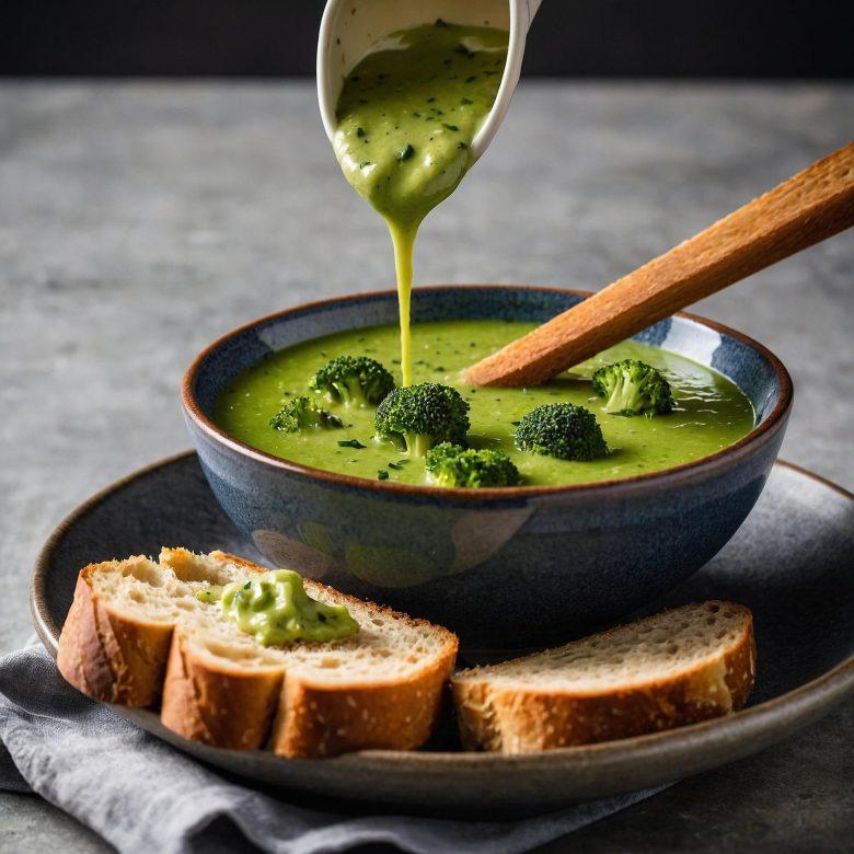 Caldo de brócolis