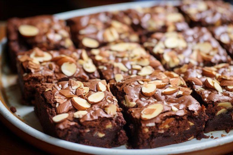 Brownie com amêndoas