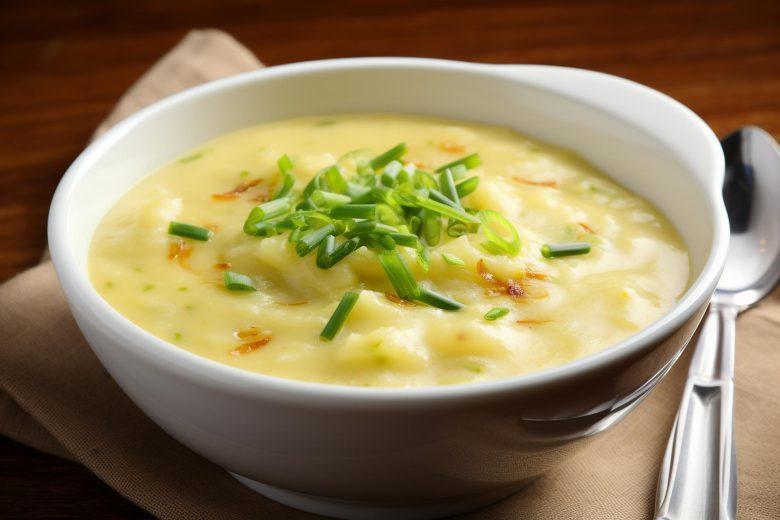 Creme de batata e cebola