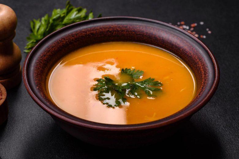 Sopa suave de cenoura