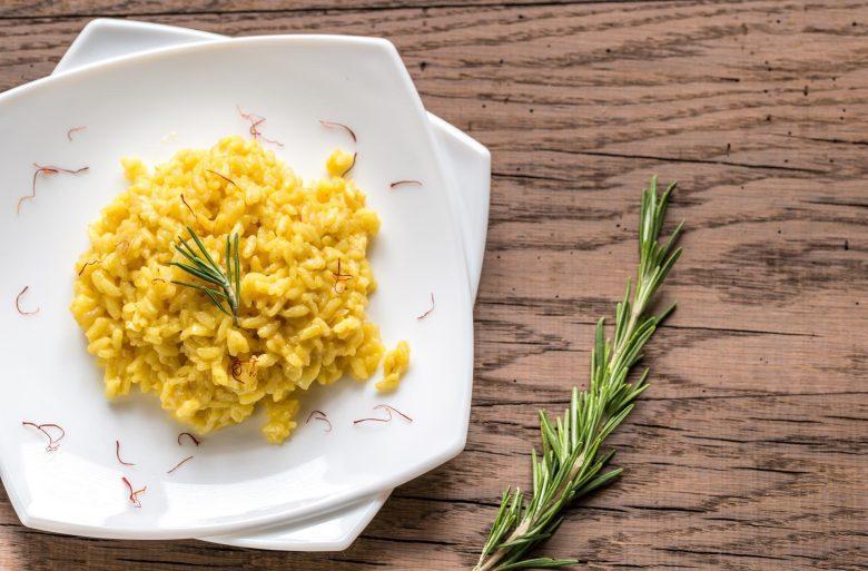Risoto de açafrão especial