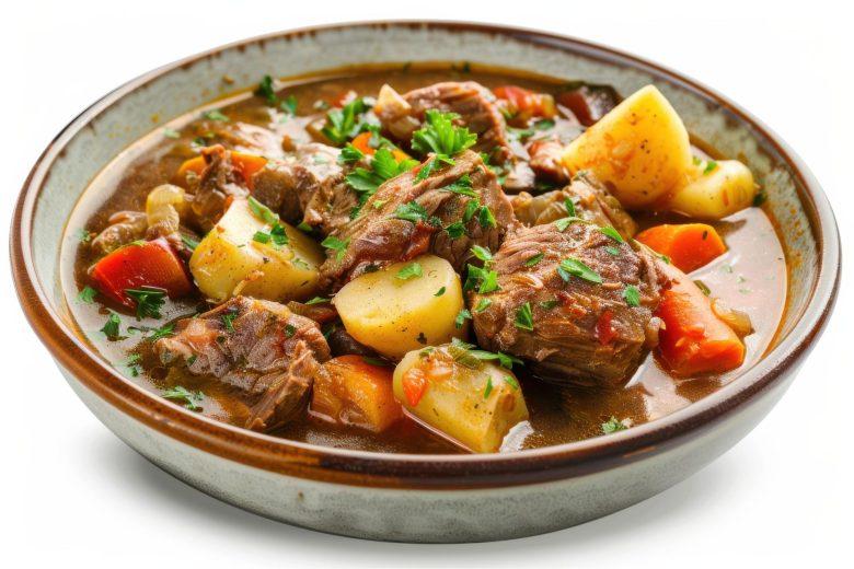 Sopa de legumes com músculo