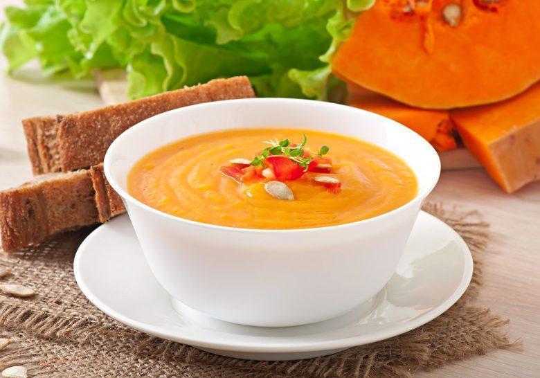 Creme de abóbora picante
