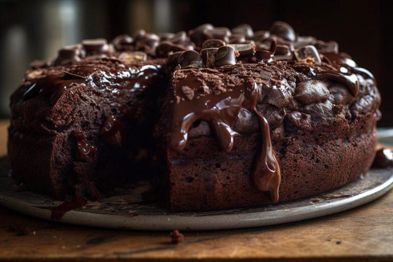 Bolo brigadeiro de chocolate