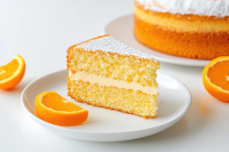 Bolo de brigadeiro de laranja