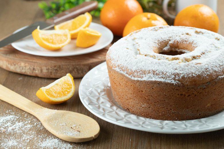 Bolo de laranja integral