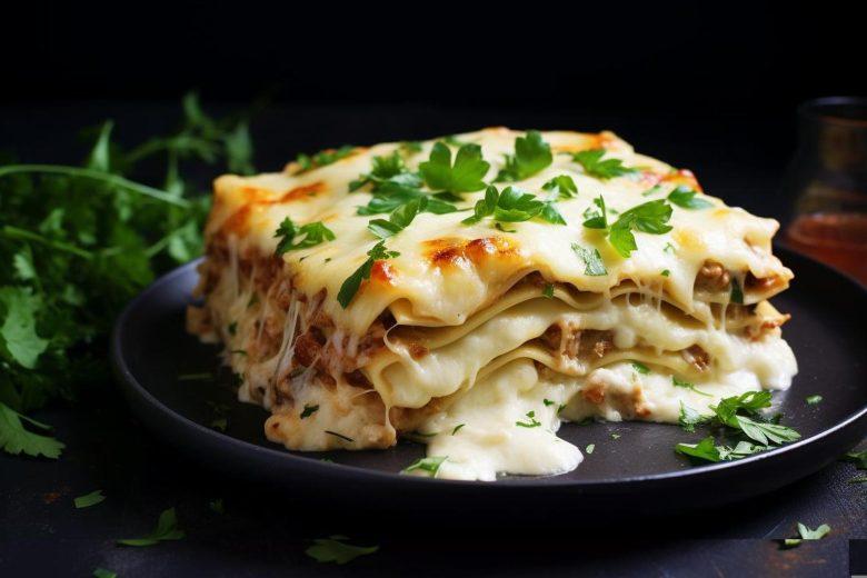 Lasanha cremosa de frango e catupiry