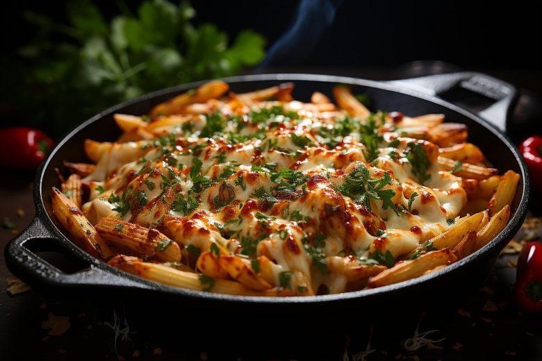 Penne ao molho de requeijão