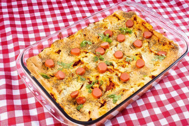 Torta fácil de salsicha
