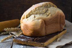 Pão caseiro com farinha de soja