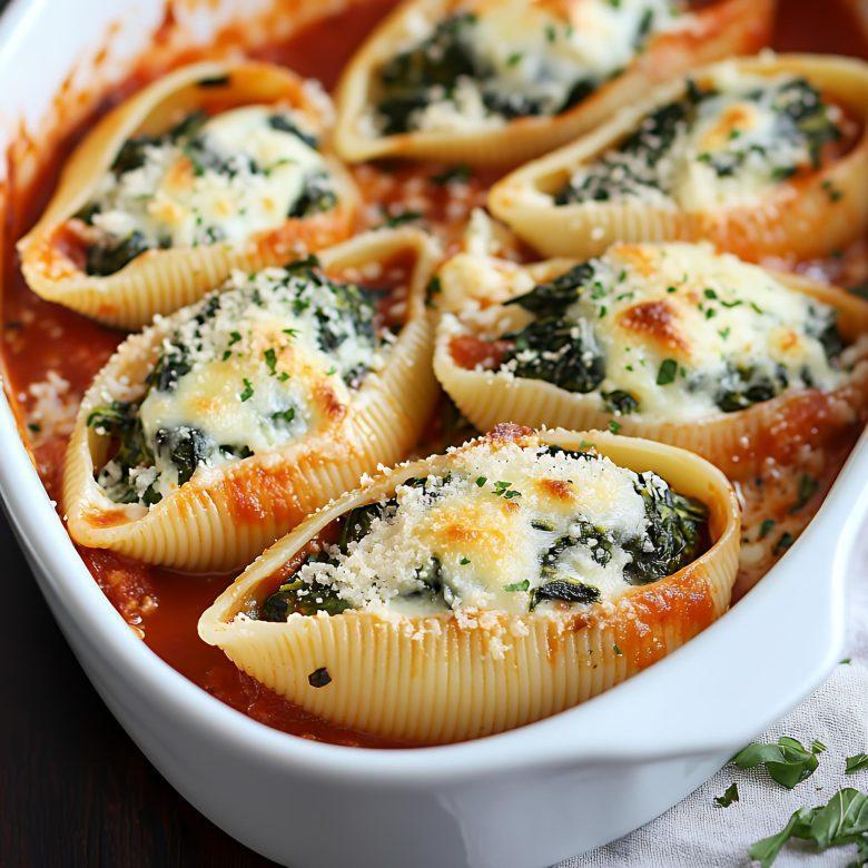 Conchiglione com recheio de ricota